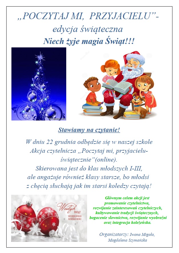 Akcja poczytaj mi, przyjacielu